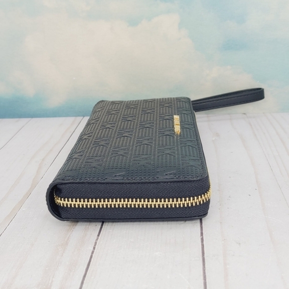 Michael Kors Large Continental Wallet MK Embossed Leather - Picture 5 of 11